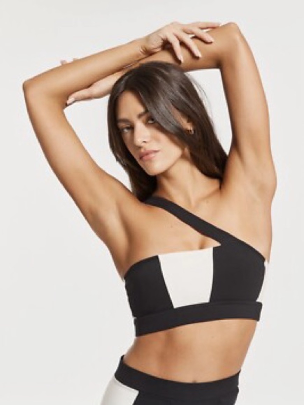 Le Ore One Shoulder Sports Bra Size XS